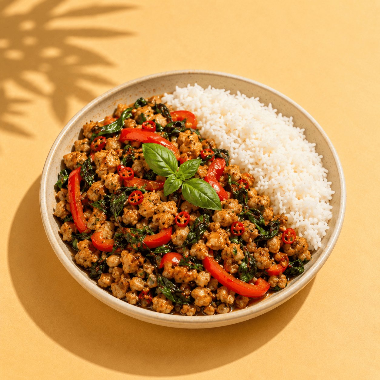 Stir-Fried Thai Basil Chicken