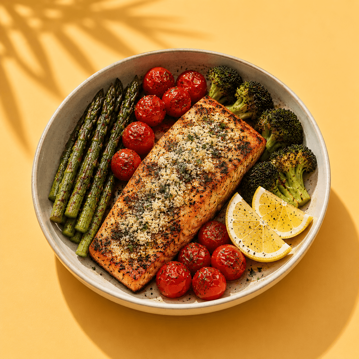 Baked Garlic & Parmesan Salmon
