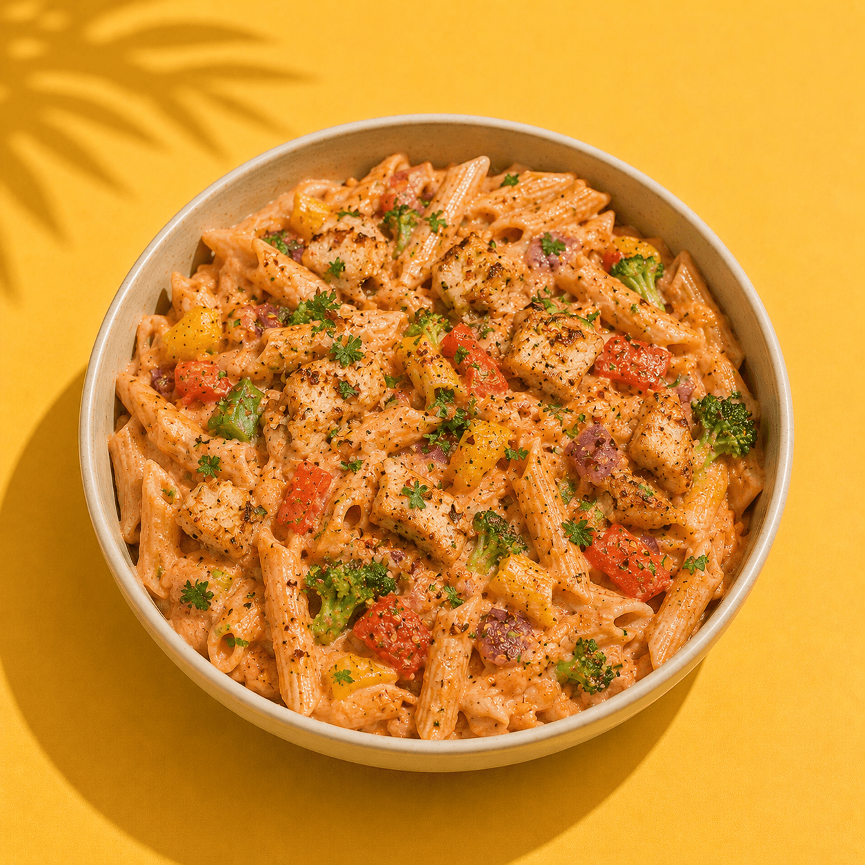 Creamy Pink Chicken Protein Pasta